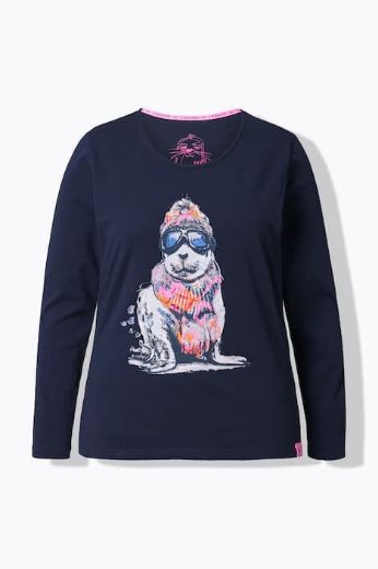 Moda za polnejše Majica dugih rukava plus velikost, xxl, Ulla Popken in Johann Popken (JP1880)