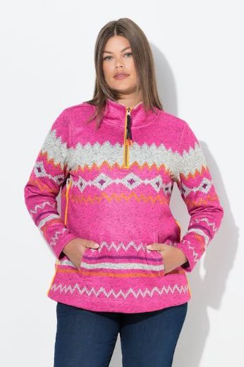 Moda za polnejše Majica dugih rukava plus velikost, xxl, Ulla Popken in Johann Popken (JP1880)