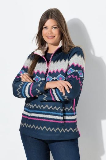 Moda za polnejše Majica dugih rukava plus velikost, xxl, Ulla Popken in Johann Popken (JP1880)