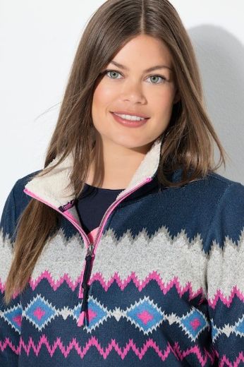 Moda za polnejše Majica dugih rukava plus velikost, xxl, Ulla Popken in Johann Popken (JP1880)