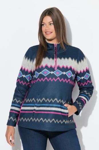 Moda za polnejše Majica dugih rukava plus velikost, xxl, Ulla Popken in Johann Popken (JP1880)