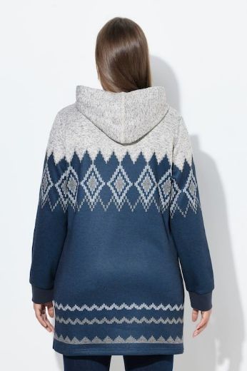 Moda za polnejše Majica dugih rukava s kapuljačom plus velikost, xxl, Ulla Popken in Johann Popken (JP1880)