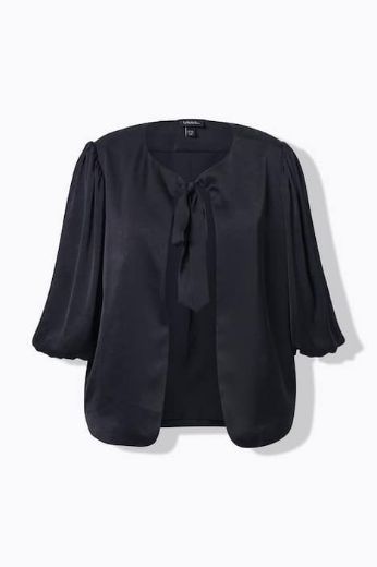 Moda za polnejše Jakna lagana kraćeg kroja s ukrasnom mašnom plus velikost, xxl, Ulla Popken in Johann Popken (JP1880)