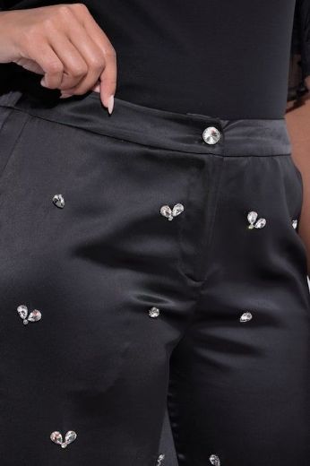 Moda za polnejše Hlače elegantne širokih nogavica plus velikost, xxl, Ulla Popken in Johann Popken (JP1880)