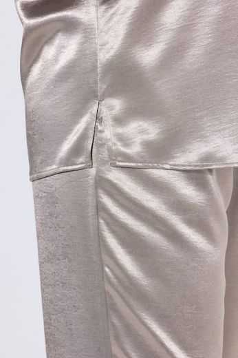 Moda za polnejše Bluza elegantna kratkih rukava od satena plus velikost, xxl, Ulla Popken in Johann Popken (JP1880)