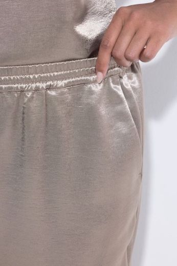 Moda za polnejše Hlače elegantne širokih nogavica od satena plus velikost, xxl, Ulla Popken in Johann Popken (JP1880)
