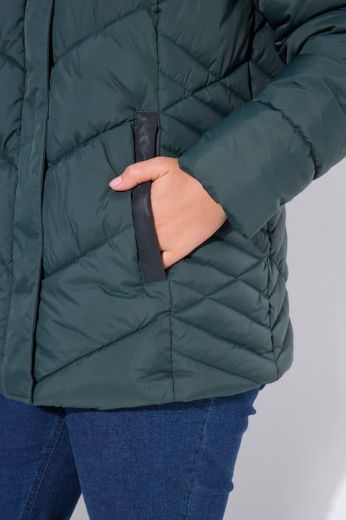 Moda za polnejše Jakna prošivena s kapuljačom plus velikost, xxl, Ulla Popken in Johann Popken (JP1880)