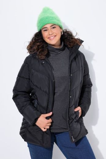 Moda za polnejše Jakna prošivena s kapuljačom plus velikost, xxl, Ulla Popken in Johann Popken (JP1880)