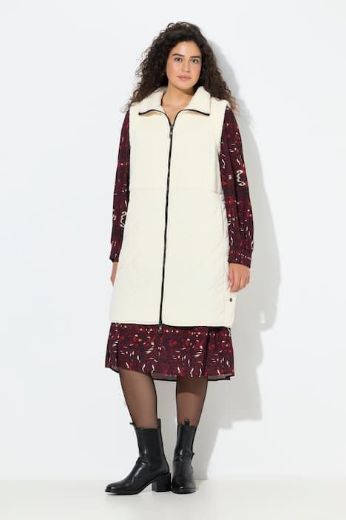 Moda za polnejše Prsluk dužeg kroja od flisa plus velikost, xxl, Ulla Popken in Johann Popken (JP1880)