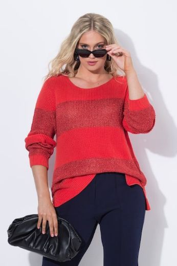 Moda za polnejše Pulover dugih rukava plus velikost, xxl, Ulla Popken in Johann Popken (JP1880)