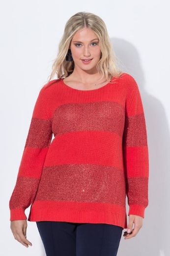 Moda za polnejše Pulover dugih rukava plus velikost, xxl, Ulla Popken in Johann Popken (JP1880)