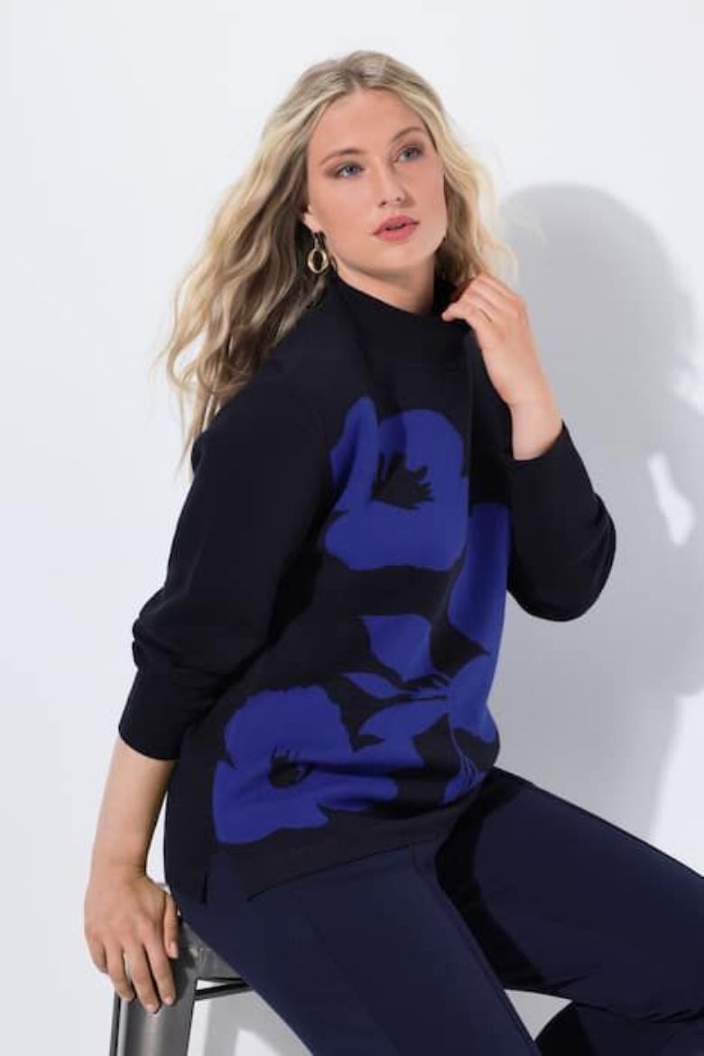 Moda za polnejše Pulover dugih rukava plus velikost, xxl, Ulla Popken in Johann Popken (JP1880)