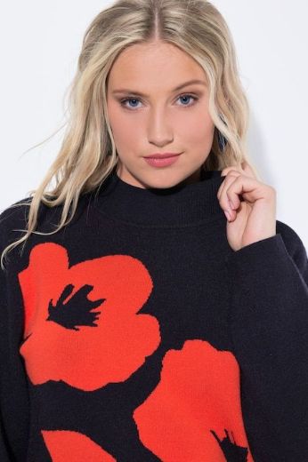 Moda za polnejše Pulover dugih rukava plus velikost, xxl, Ulla Popken in Johann Popken (JP1880)