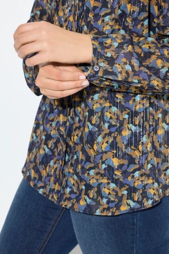 Moda za polnejše Bluza dugih rukava A kroja plus velikost, xxl, Ulla Popken in Johann Popken (JP1880)