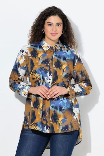 Moda za polnejše Košulja dugih rukava plus velikost, xxl, Ulla Popken in Johann Popken (JP1880)