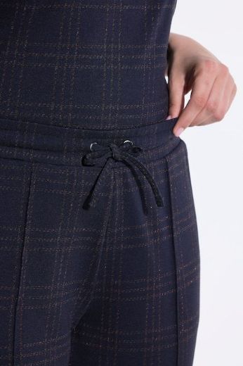 Moda za polnejše Hlače karirane ravnih nogavica plus velikost, xxl, Ulla Popken in Johann Popken (JP1880)