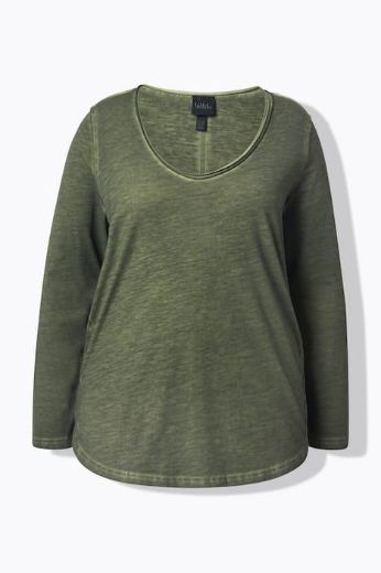 Moda za polnejše Majica dugih rukava plus velikost, xxl, Ulla Popken in Johann Popken (JP1880)