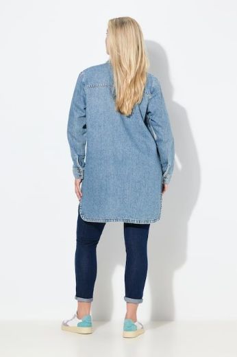 Moda za polnejše Košulja traper dužeg kroja plus velikost, xxl, Ulla Popken in Johann Popken (JP1880)