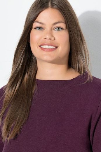 Moda za polnejše Pulover s ukrasnim detaljima na rukavima plus velikost, xxl, Ulla Popken in Johann Popken (JP1880)