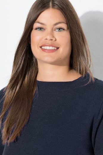 Moda za polnejše Pulover s ukrasnim detaljima na rukavima plus velikost, xxl, Ulla Popken in Johann Popken (JP1880)