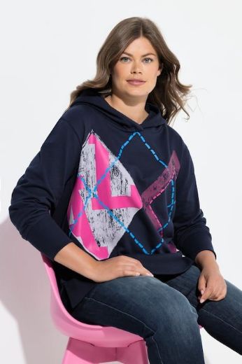 Moda za polnejše Majica dugih rukava s kapuljačom plus velikost, xxl, Ulla Popken in Johann Popken (JP1880)