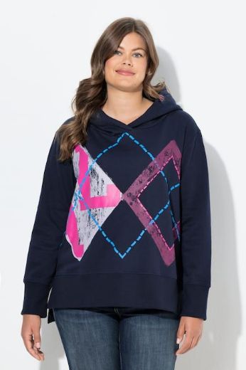 Moda za polnejše Majica dugih rukava s kapuljačom plus velikost, xxl, Ulla Popken in Johann Popken (JP1880)