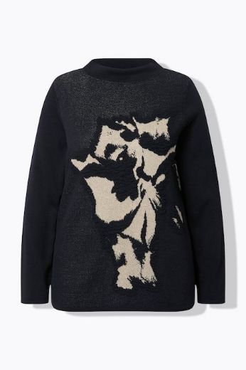 Moda za polnejše Pulover dugih rukava plus velikost, xxl, Ulla Popken in Johann Popken (JP1880)