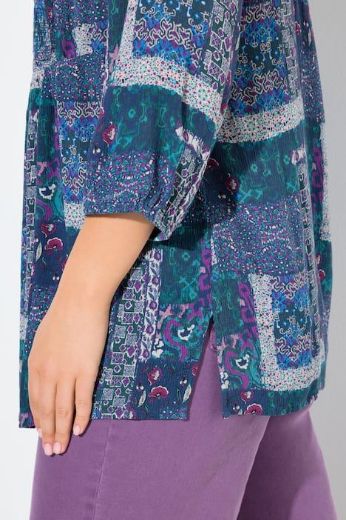 Moda za polnejše Bluza 3/4 rukava A kroja plus velikost, xxl, Ulla Popken in Johann Popken (JP1880)