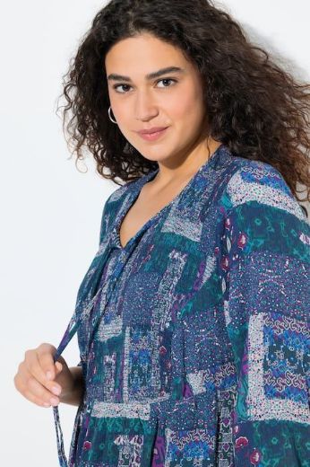 Moda za polnejše Bluza 3/4 rukava A kroja plus velikost, xxl, Ulla Popken in Johann Popken (JP1880)