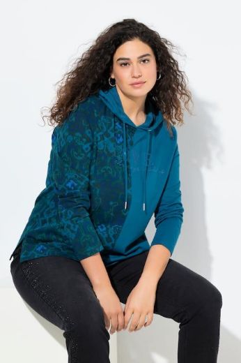 Moda za polnejše Majica dugih rukava s kapuljačom plus velikost, xxl, Ulla Popken in Johann Popken (JP1880)