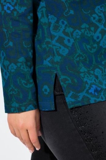 Moda za polnejše Majica dugih rukava s kapuljačom plus velikost, xxl, Ulla Popken in Johann Popken (JP1880)