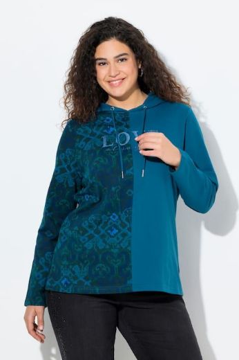 Moda za polnejše Majica dugih rukava s kapuljačom plus velikost, xxl, Ulla Popken in Johann Popken (JP1880)
