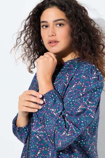 Moda za polnejše Bluza dugih rukava A kroja plus velikost, xxl, Ulla Popken in Johann Popken (JP1880)