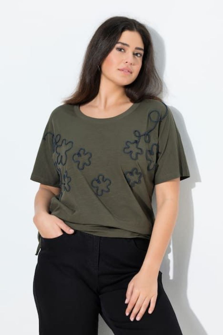 Moda za polnejše Majica kratkih rukava plus velikost, xxl, Ulla Popken in Johann Popken (JP1880)