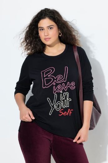 Moda za polnejše Majica dugih rukava plus velikost, xxl, Ulla Popken in Johann Popken (JP1880)