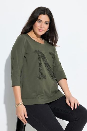 Moda za polnejše Majica 3/4 rukava plus velikost, xxl, Ulla Popken in Johann Popken (JP1880)