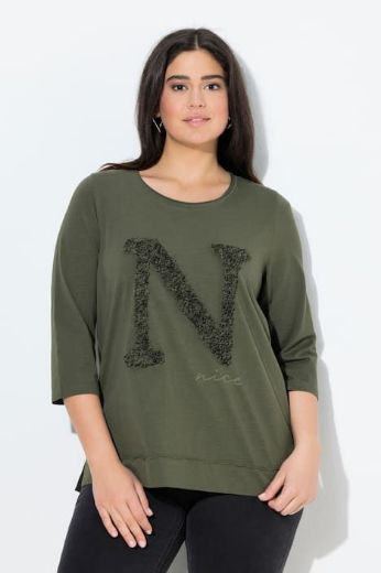 Moda za polnejše Majica 3/4 rukava plus velikost, xxl, Ulla Popken in Johann Popken (JP1880)