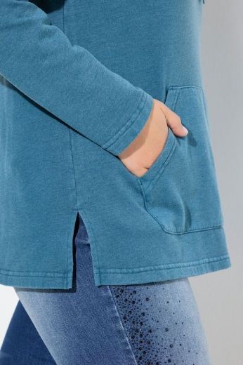 Moda za polnejše Majica dugih rukava s kapuljačom plus velikost, xxl, Ulla Popken in Johann Popken (JP1880)