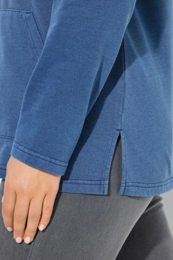 Moda za polnejše Majica dugih rukava s kapuljačom plus velikost, xxl, Ulla Popken in Johann Popken (JP1880)