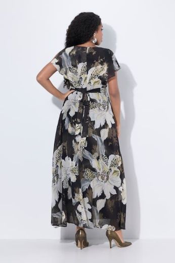 Moda za polnejše Haljina maxi V ovratnika plus velikost, xxl, Ulla Popken in Johann Popken (JP1880)