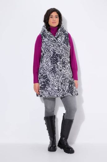 Moda za polnejše Prsluk prošiveni dužeg kroja s kapuljačom plus velikost, xxl, Ulla Popken in Johann Popken (JP1880)