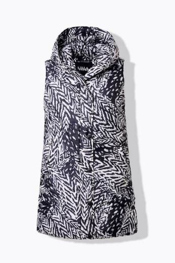 Moda za polnejše Prsluk prošiveni dužeg kroja s kapuljačom plus velikost, xxl, Ulla Popken in Johann Popken (JP1880)