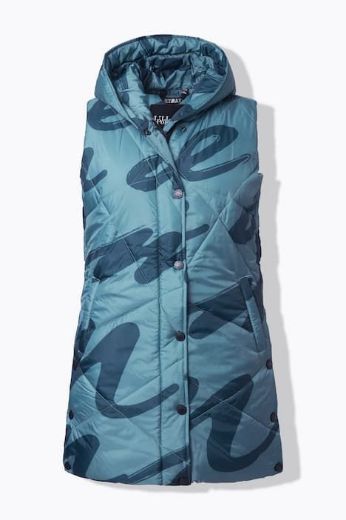 Moda za polnejše Prsluk prošiveni dužeg kroja s kapuljačom plus velikost, xxl, Ulla Popken in Johann Popken (JP1880)