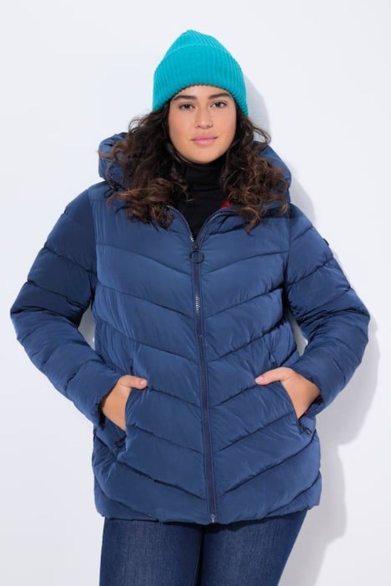 Moda za polnejše Jakna prošivena s kapuljačom plus velikost, xxl, Ulla Popken in Johann Popken (JP1880)