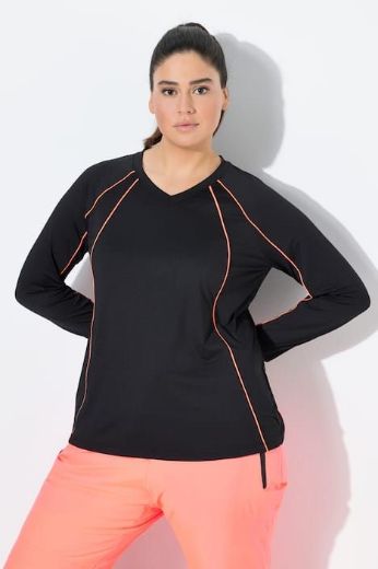 Moda za polnejše Majica sportska dugih rukava plus velikost, xxl, Ulla Popken in Johann Popken (JP1880)