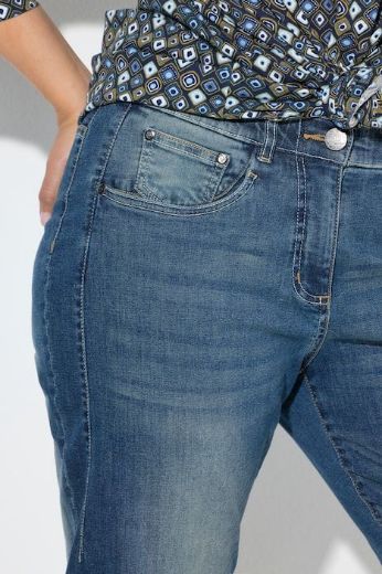 Moda za polnejše Traperice širih nogavica plus velikost, xxl, Ulla Popken in Johann Popken (JP1880)