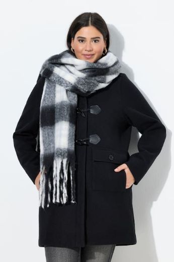 Moda za polnejše Kaput s ukrasnim kopčanjem plus velikost, xxl, Ulla Popken in Johann Popken (JP1880)