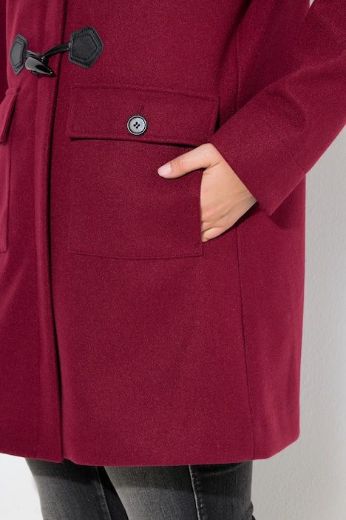 Moda za polnejše Kaput s ukrasnim kopčanjem plus velikost, xxl, Ulla Popken in Johann Popken (JP1880)