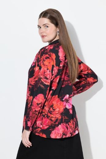 Moda za polnejše Košulja dugih rukava cvjetnog printa plus velikost, xxl, Ulla Popken in Johann Popken (JP1880)