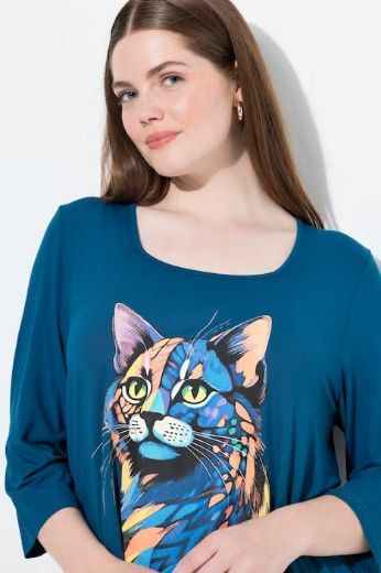 Moda za polnejše Majica A kroja s printom plus velikost, xxl, Ulla Popken in Johann Popken (JP1880)